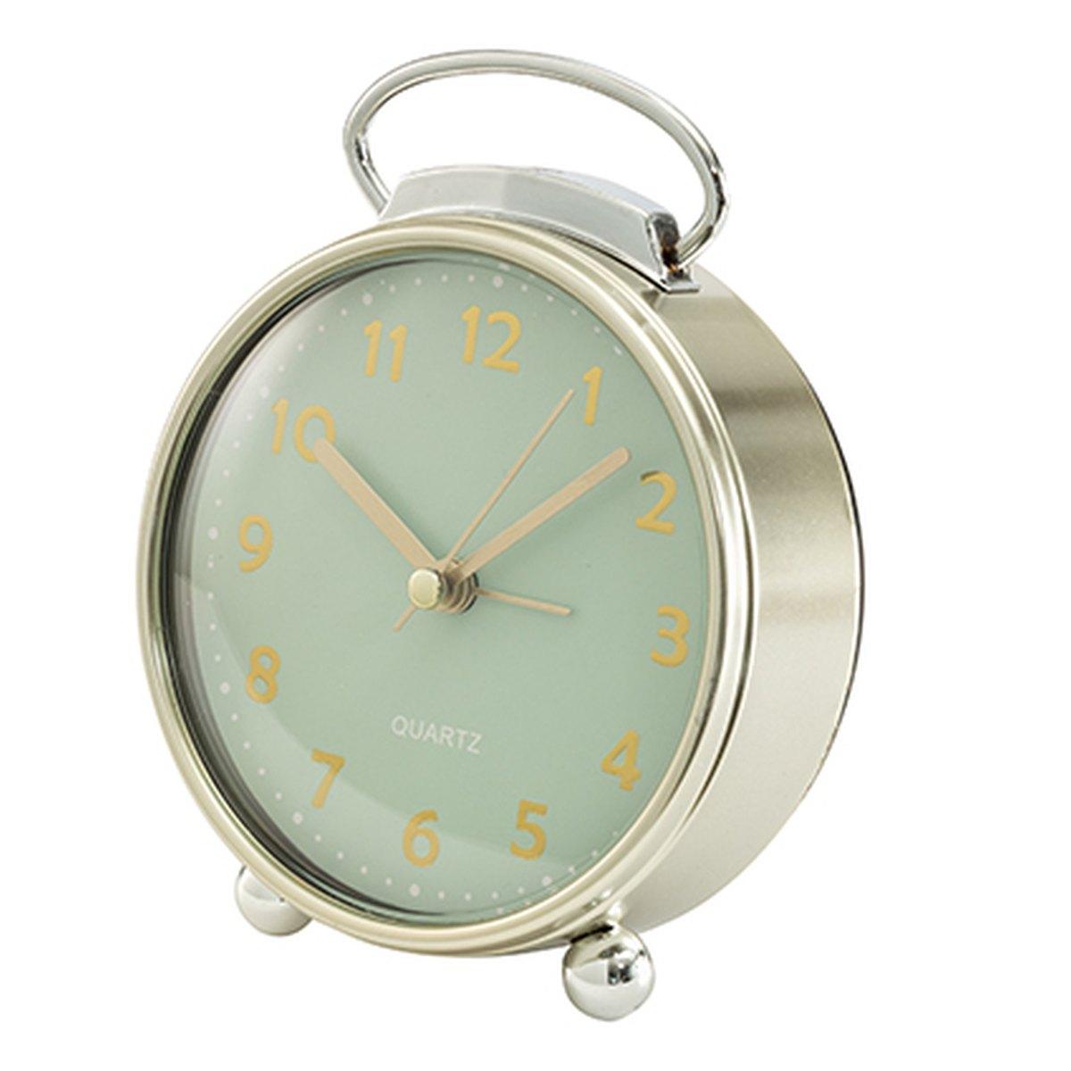 Orologio da Tavolo Sveglia cm.Ø10 Quadrante Verde | Montemaggi
