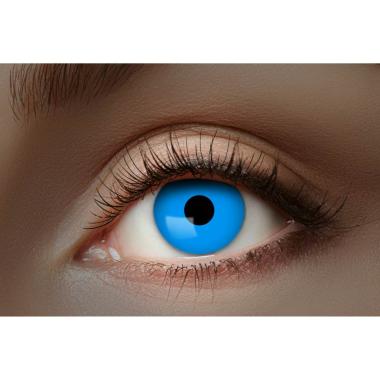 Lenti A Contatto Mensili Uv Flash Blue Nero Set pz.2 |Zoelibat