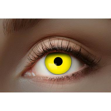 Lenti A Contatto Mensili Uv Flash Gialle Set pz.2 |Zoelibat