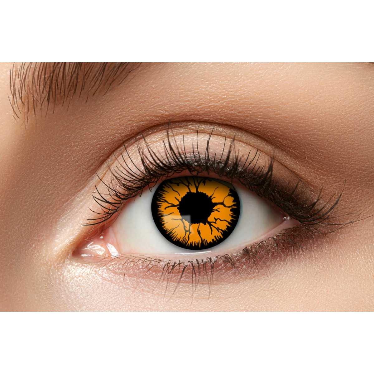 Lenti A Contatto Trimestrali Monster Arancioni Set pz.2 |Zoelibat
