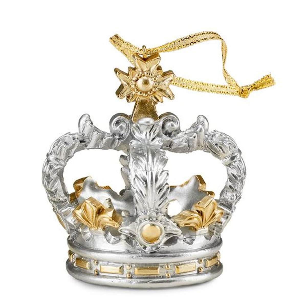Corona Argento da Appendere cm.Ø6,5x8 |Fade