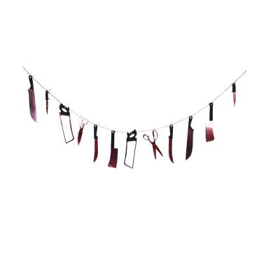 Festone Halloween Con Atrezzi Sanguinanti cm.200 |Fyasa