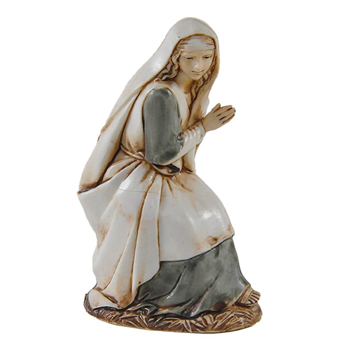 Statua presepe 10 cm madonna inginocchiata