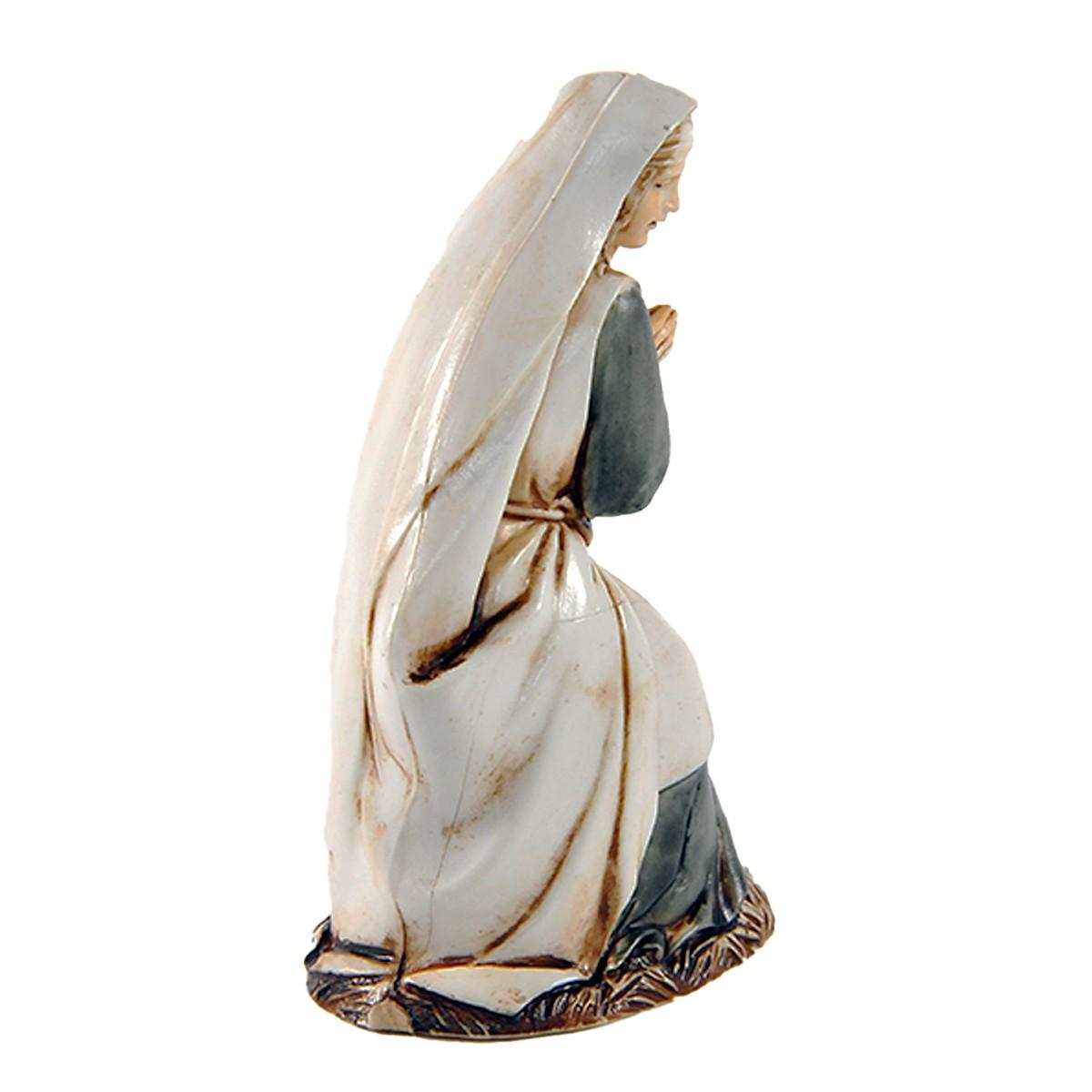 Statua presepe 10 cm madonna inginocchiata