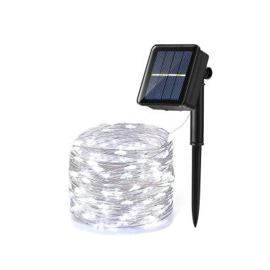 Luci Natale esterno LED 500 Micro Bianco Freddo con Giochi Luce Solare mt.50 |New Power
