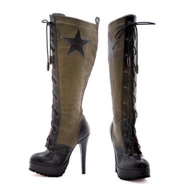 Stivale Con Stella E Lacci |Leg Avenue