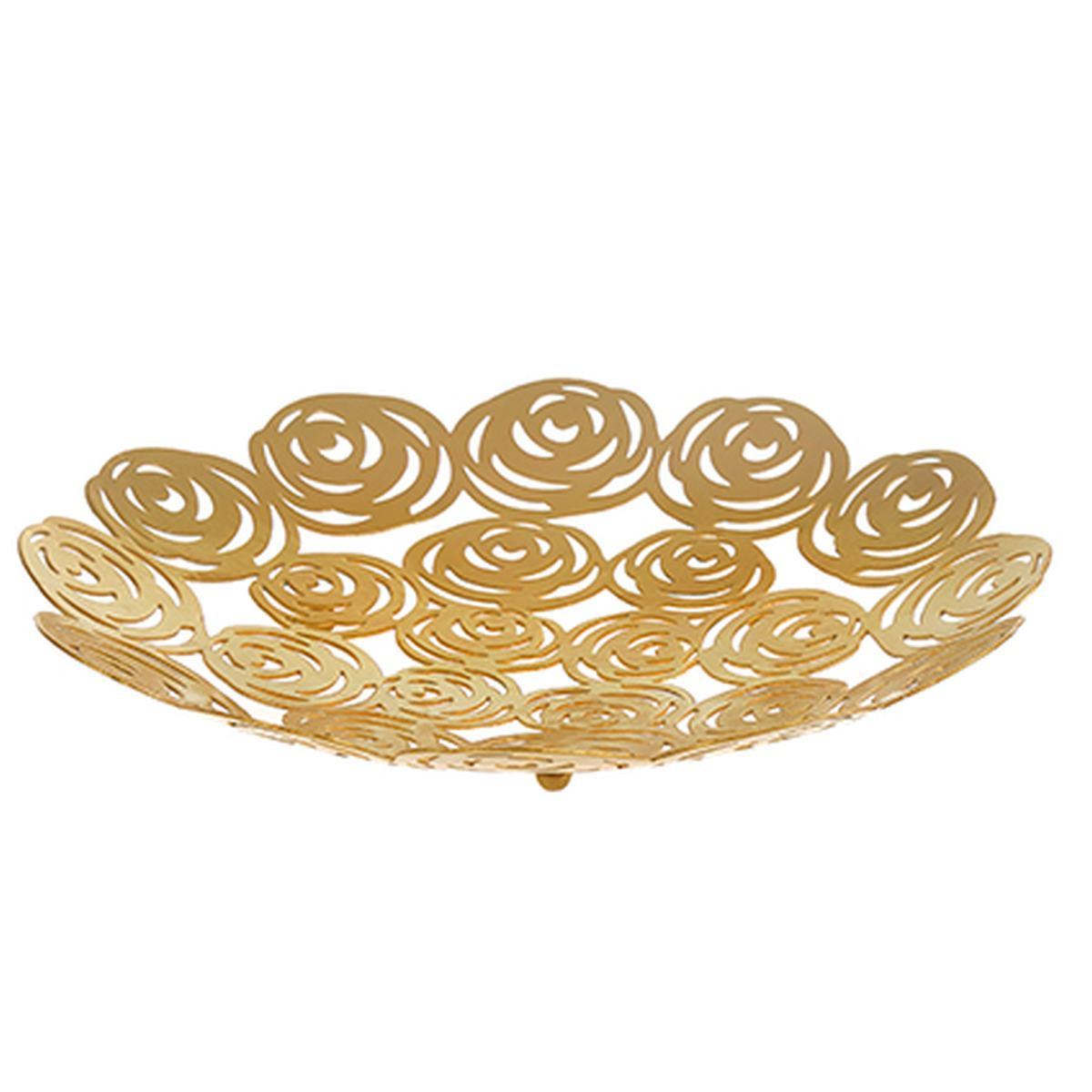 Portafrutta Metallo Rose Oro cm.Ø30 |Montemaggi
