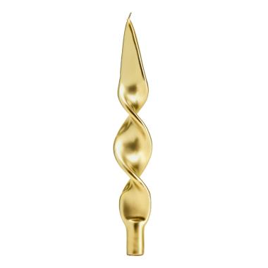 Candela cm.26 Tortiglione Oro pz.2 |Fade