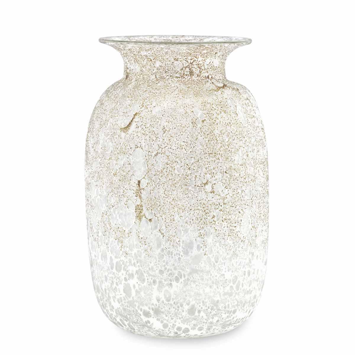 Vaso Vetro Moonrise Bianco cm.Ø21x34 |Fade