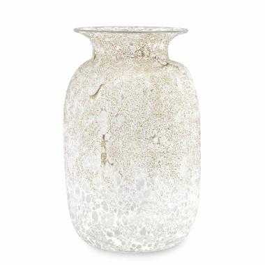 Vaso Vetro Moonrise Bianco cm.Ø21x34 |Fade