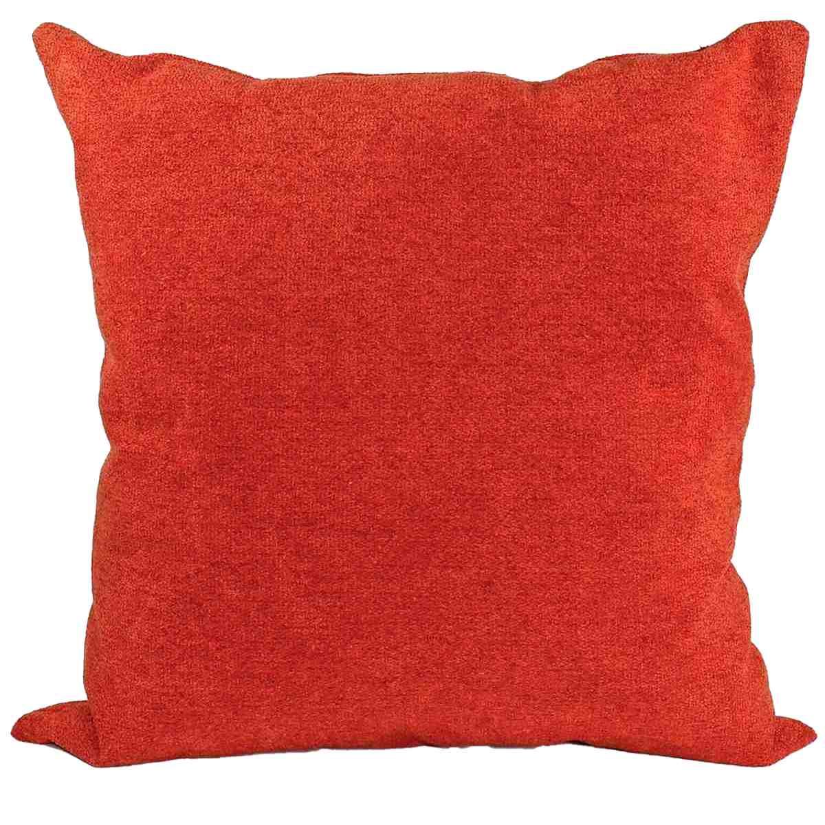 Cuscino Arredo Bouclè Rosso cm.53x53x22 | Alore Casa