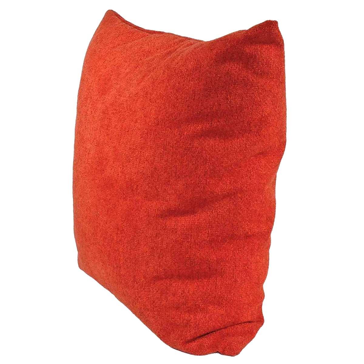 Cuscino Arredo Bouclè Rosso cm.53x53x22 | Alore Casa