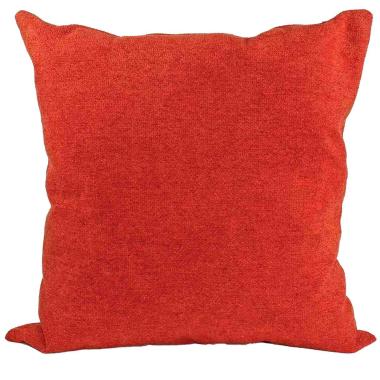 Cuscino Arredo Bouclè Rosso cm.53x53x22 | Alore Casa