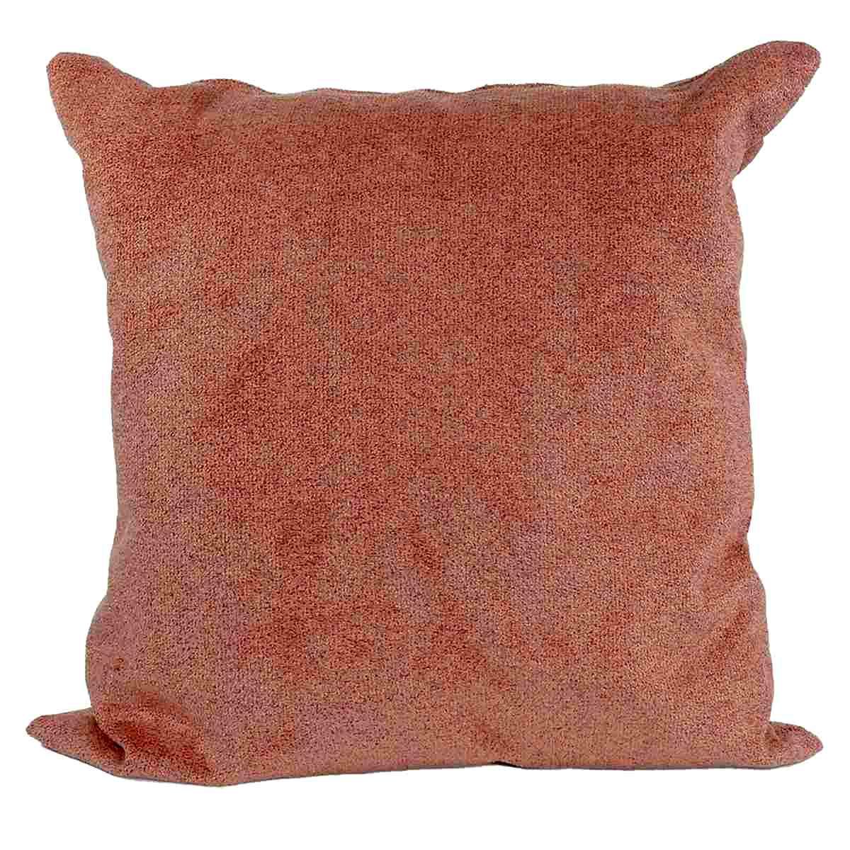 Cuscino Arredo Bouclè Rosa Antico cm.53x53x22 | Alore Casa
