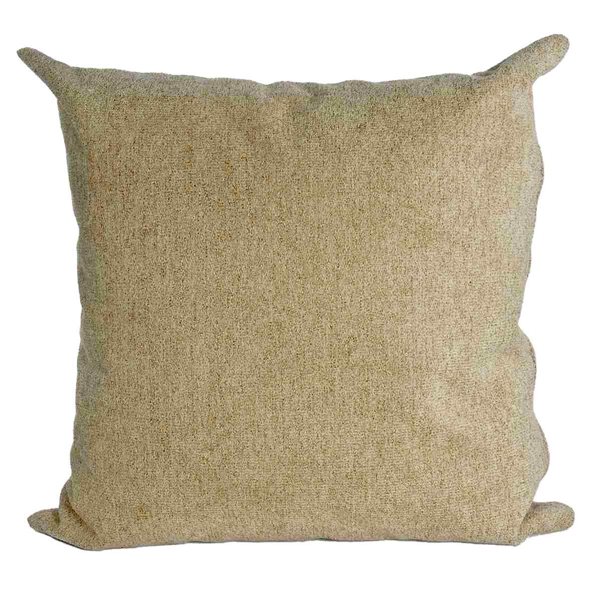 Cuscino Arredo Bouclè Tortora cm.53x53x22 | Alore Casa