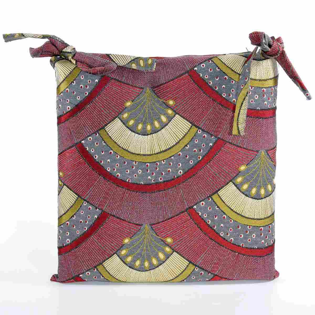 Cuscino Sedia Morbidone Jaquard cm.41x41x8 | Alore Casa