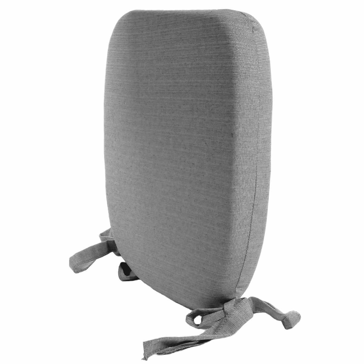 Cuscino Sedia Sagomato Flò Grigio cm.40x39x5 | Alore Casa