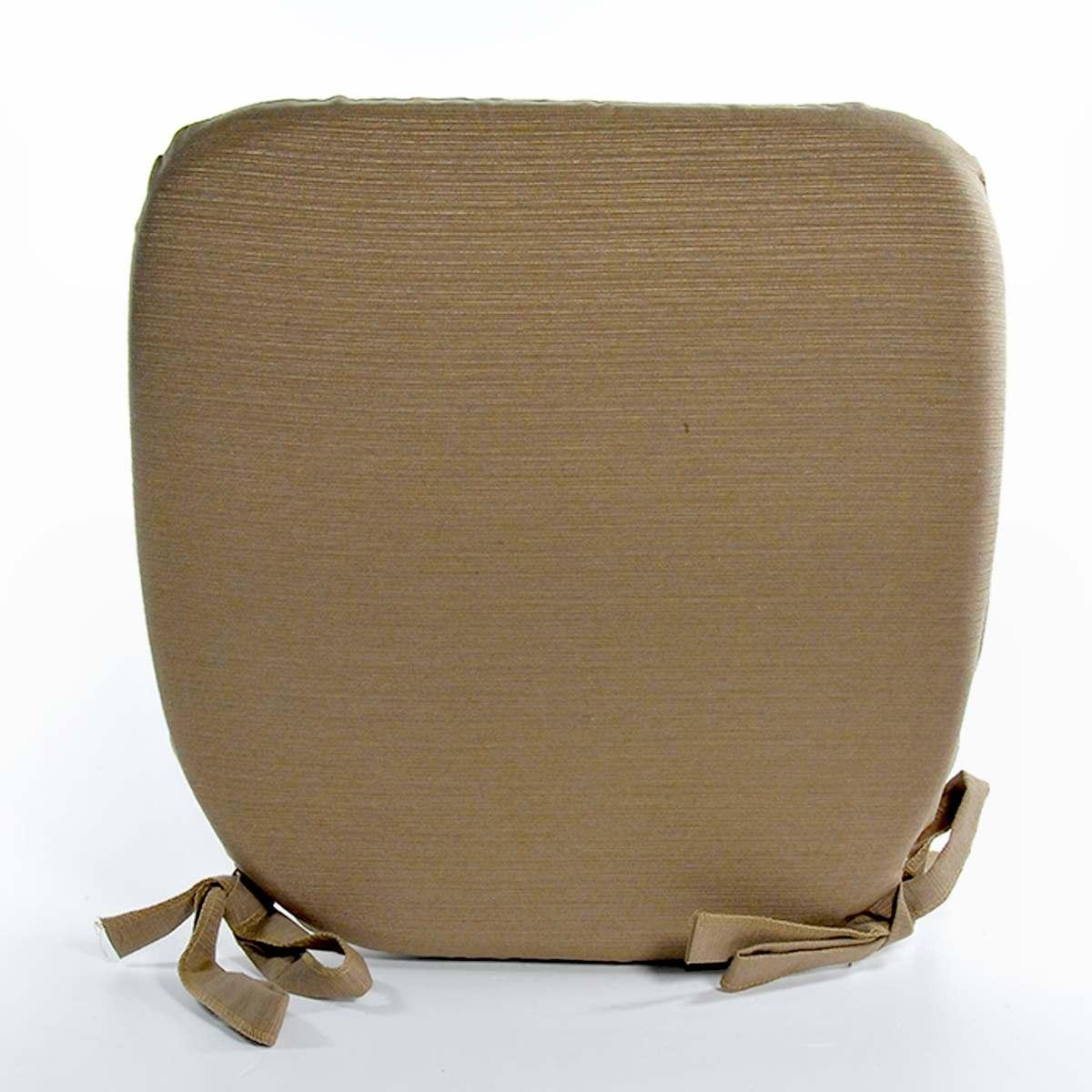Cuscino Sedia Sagomato Flò Beige cm.40x39x5 | Alore Casa