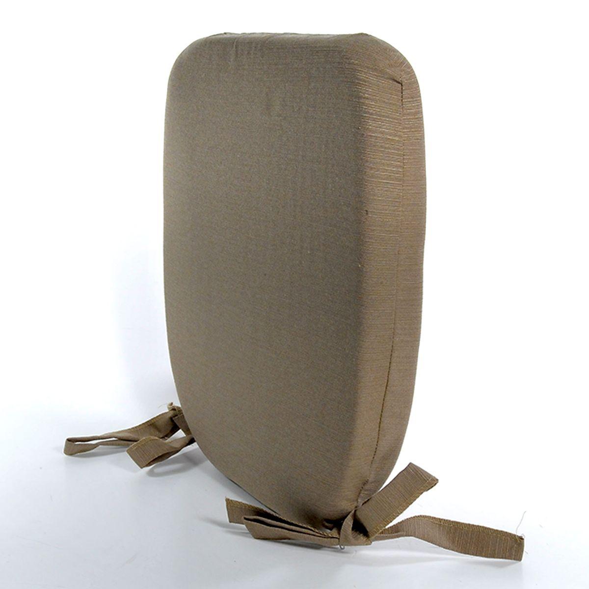 Cuscino Sedia Sagomato Flò Beige cm.40x39x5 | Alore Casa