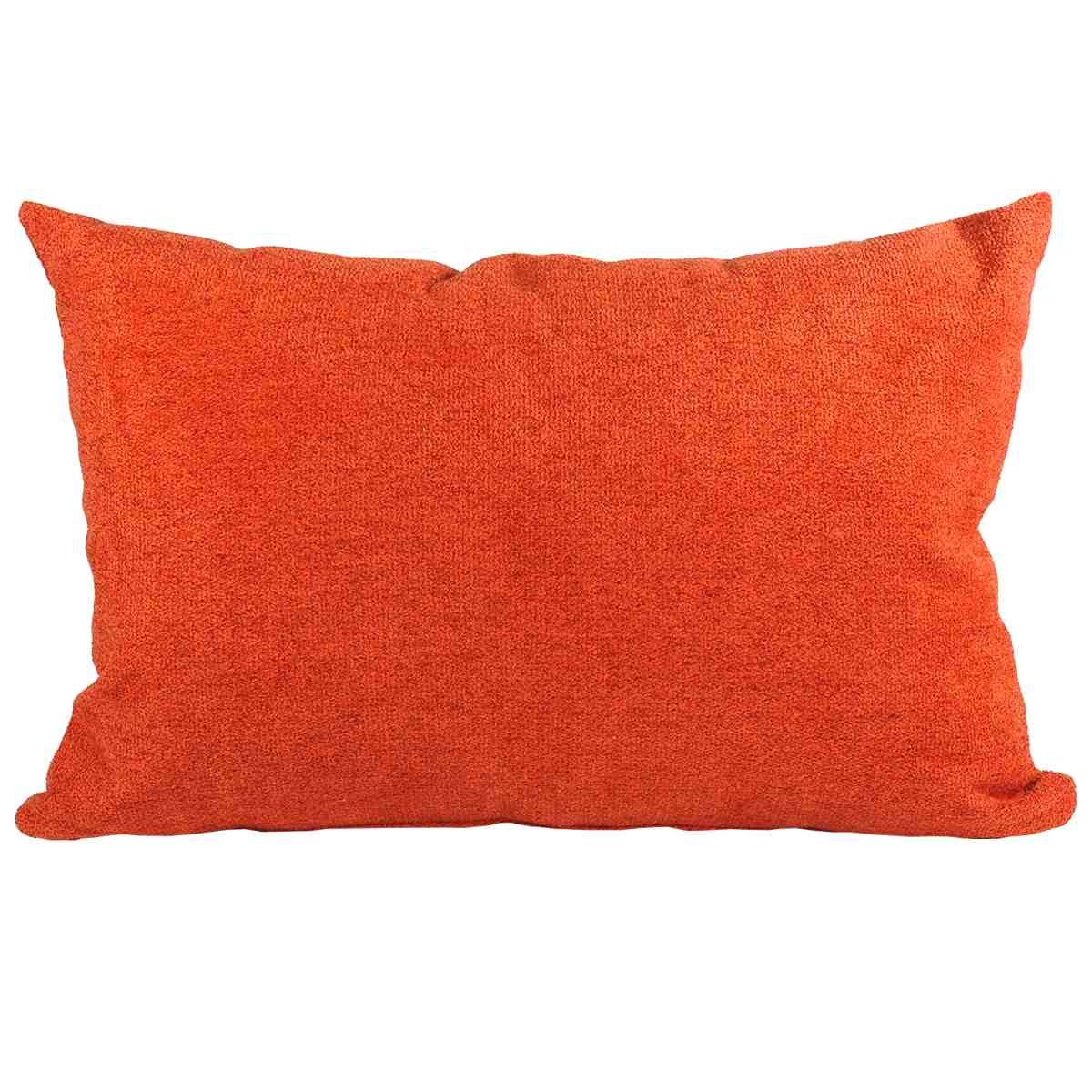 Cuscino Arredo Bouclè Rosso cm.40x60x20 | Alore Casa