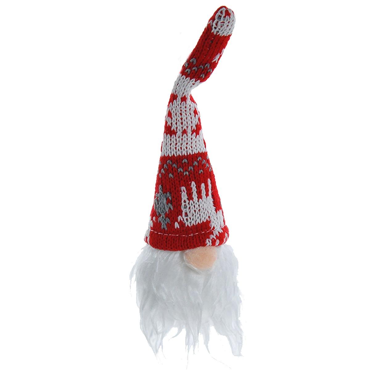 Decorazione Natalizia Babbo Natale con Barba cm.Ø5x20 |Bizzotto