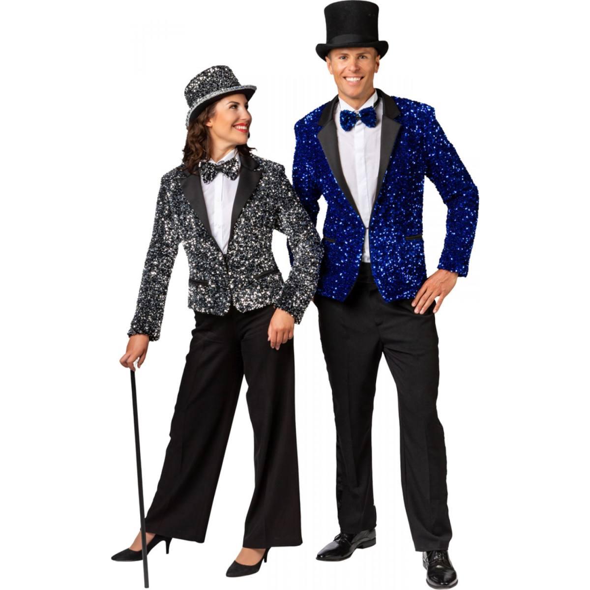 Giacca Argento Blazer con Paillettes |Orlob