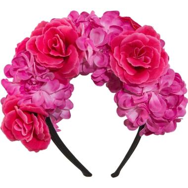 Cerchietto Con Fiori Rosa |Orlob