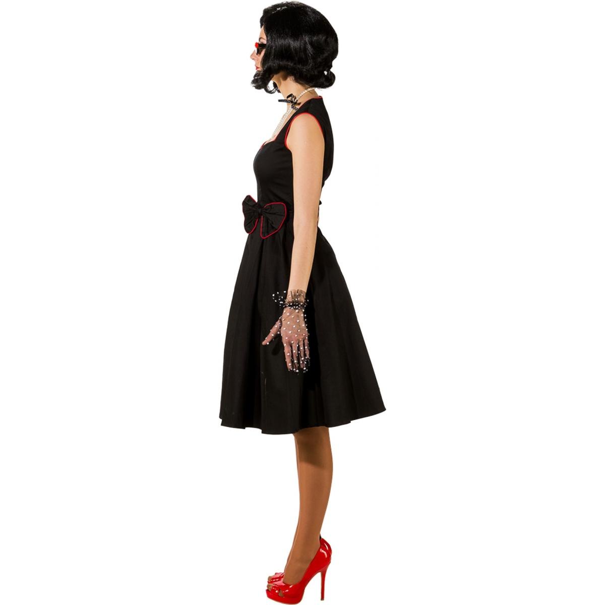 Costume Anni '50 Nero con Fiocco |Orlob