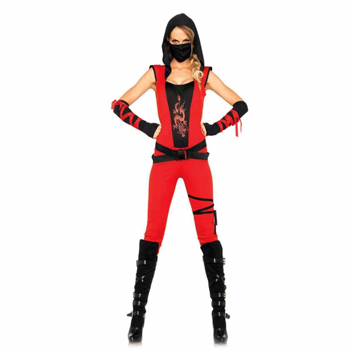 Costume Ninja Rossa |Leg Avenue