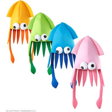 Cappello Calamaro Assortito 4 Colori |Widmann