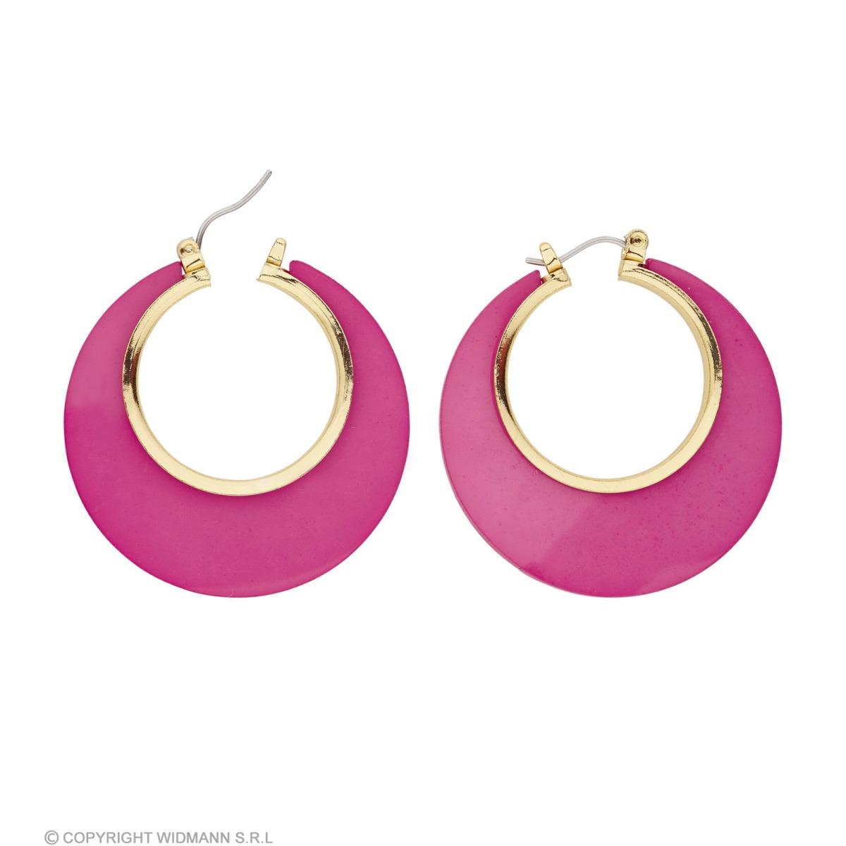 Orecchini Disco Rosa |Widmann