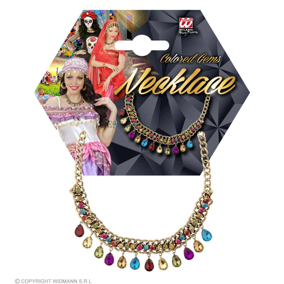 Collana Oro Con Pietre Colorate |Widmann