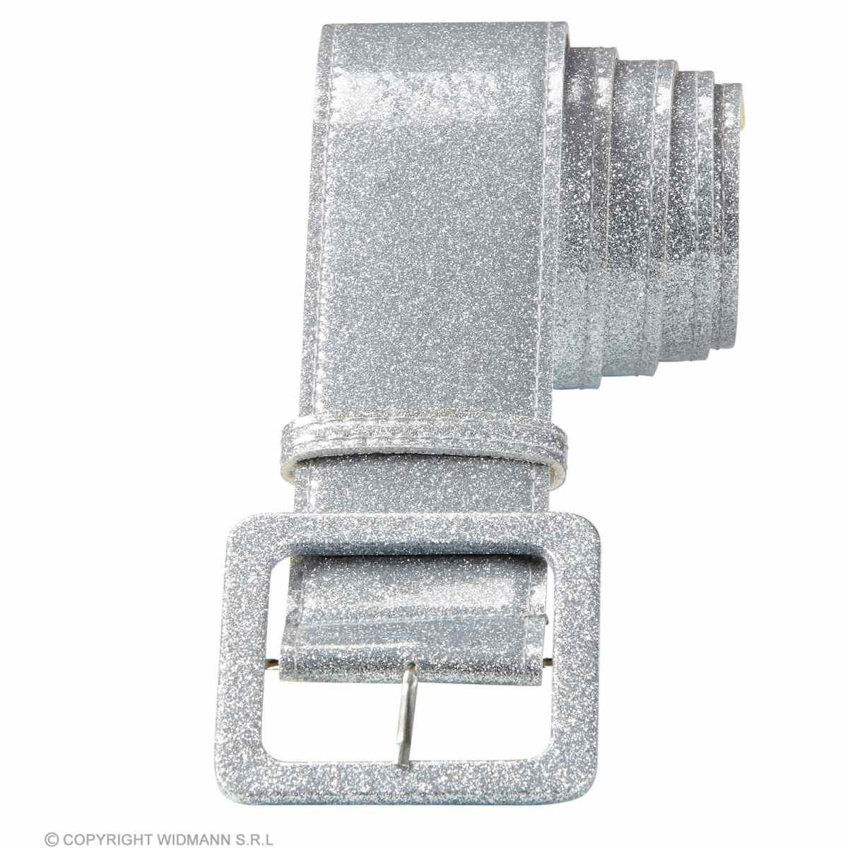 Cintura Argento Glitter Con Fibbia |Widmann
