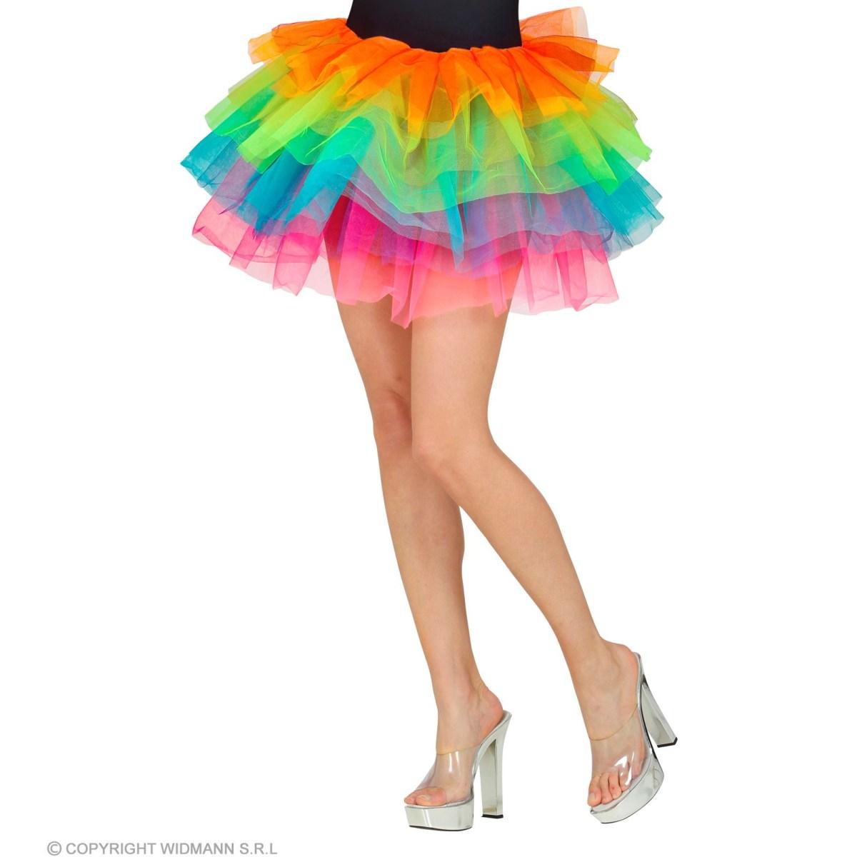 Gonna cm.45 Multicolor Tulle |Widmann