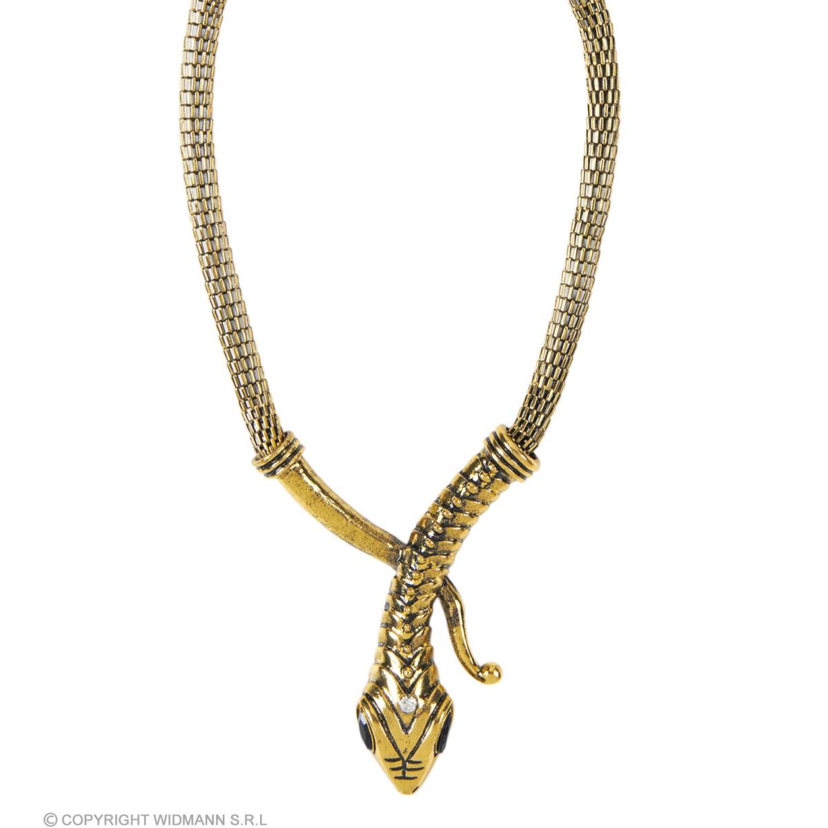 Collana Metallo Oro Con Serpente |Widmann