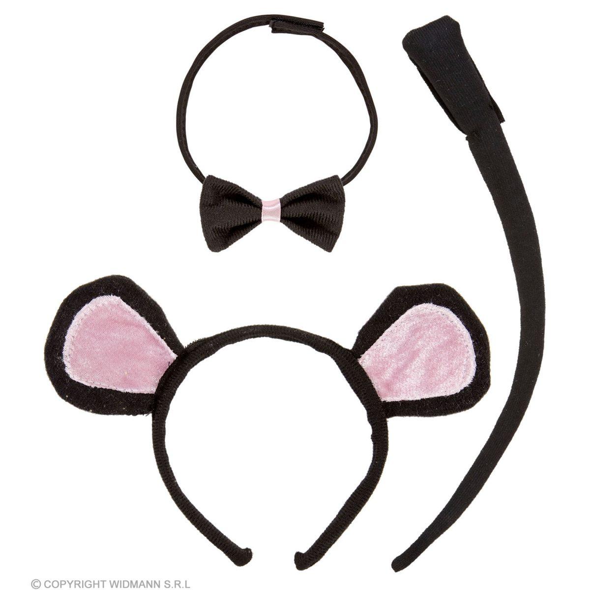Topolino Con Cerchietto Papillon E Coda |Widmann