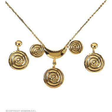 Collana Metallo Oro Con Orecchini |Widmann