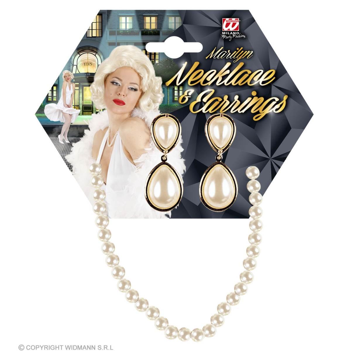 Collana Perle Bianche Con Orecchini |Widmann