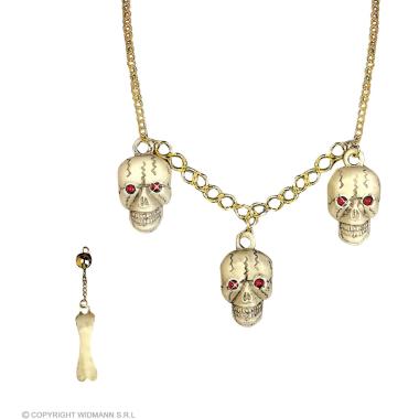 Collana Teschi Con Orecchino Ossa |Widmann