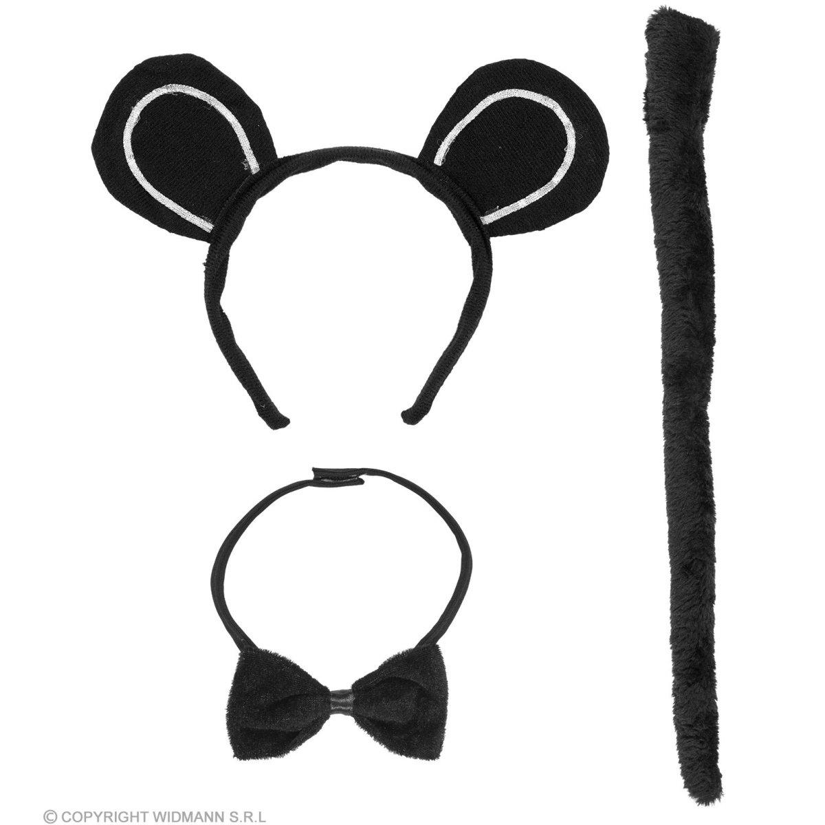 Topolino Con Cerchietto Papillon E Coda |Widmann