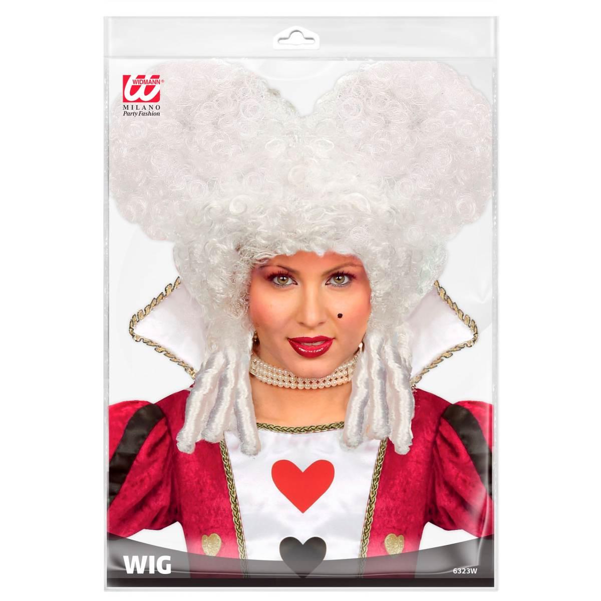 Parrucca Dama Bianco Con Boccoli |Widmann