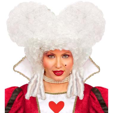 Parrucca Dama Bianco Con Boccoli |Widmann