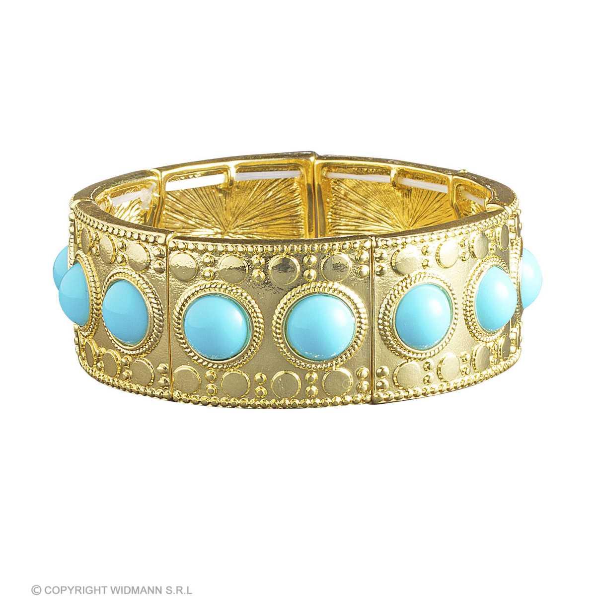Bracciale Egiziana Oro Con Pietre Azzurre |Widmann