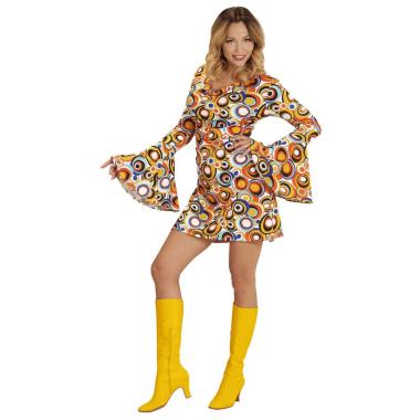 Costume Abito Anni '70/'80 Giallo |Widmann