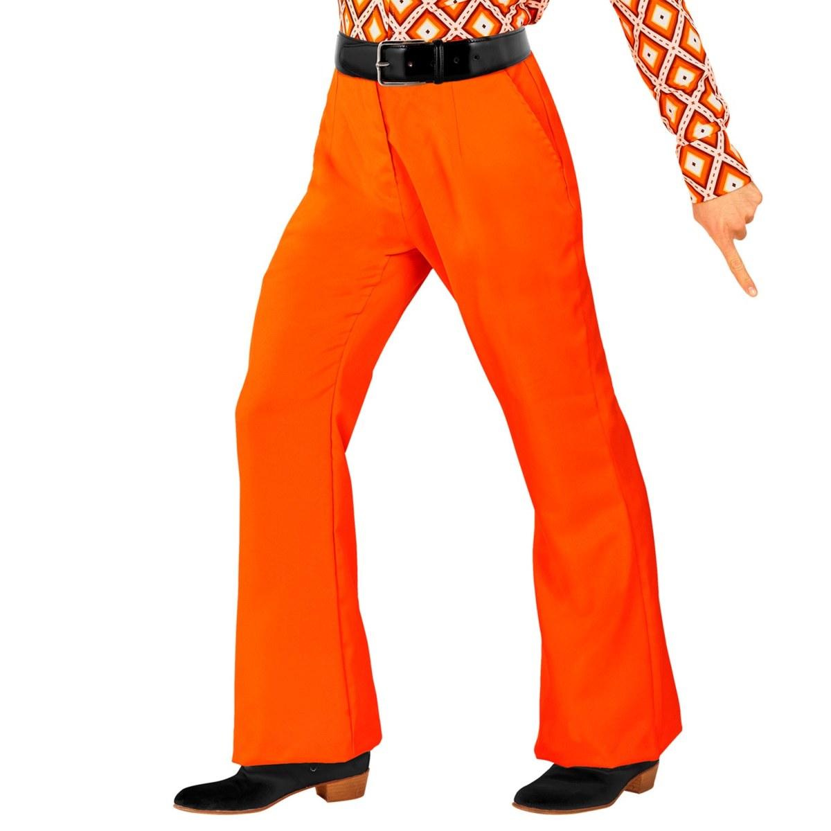 Pantaloni Anni '70 Zampa Arancione |Widmann
