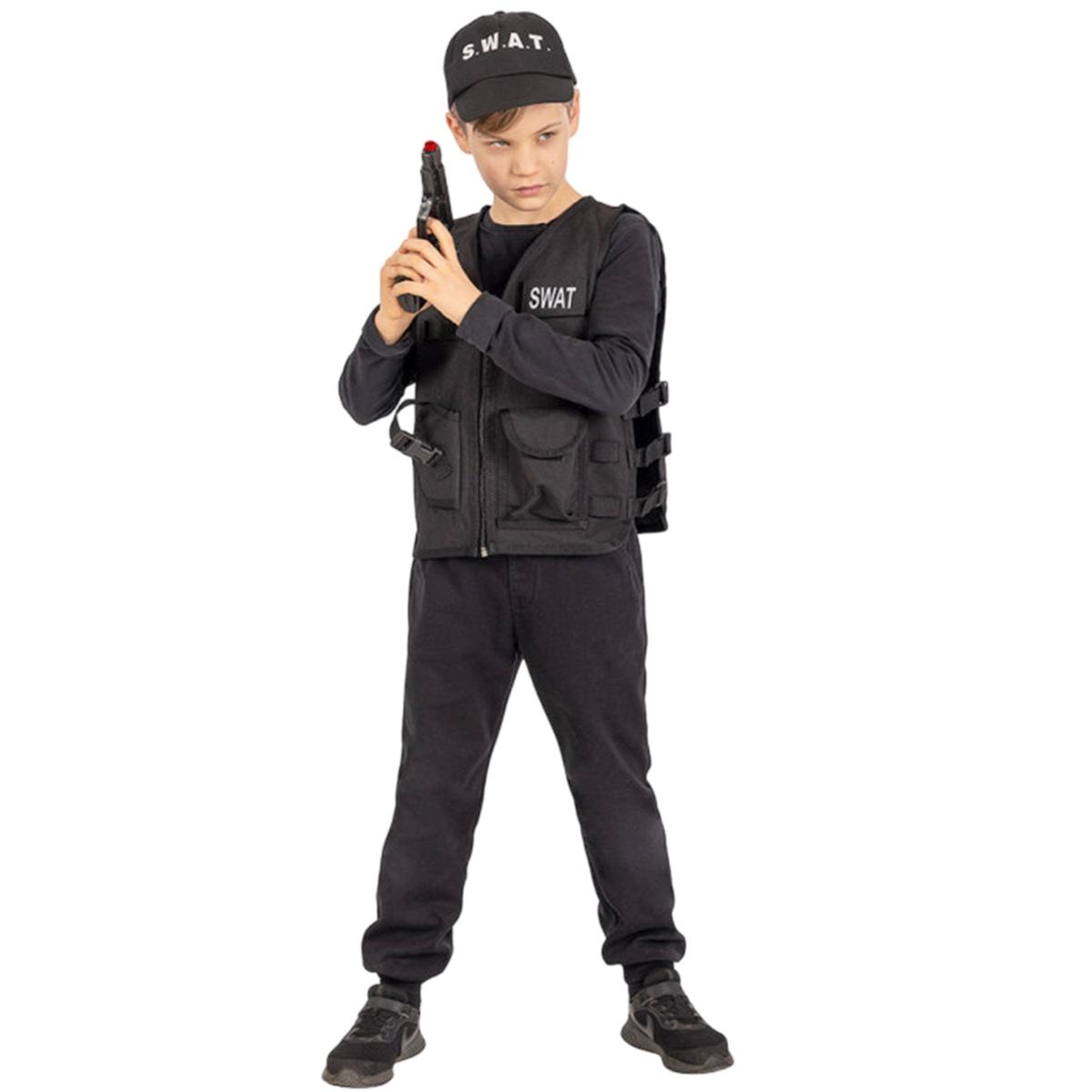 Costume s w a t costume giubbotto cappello pistola