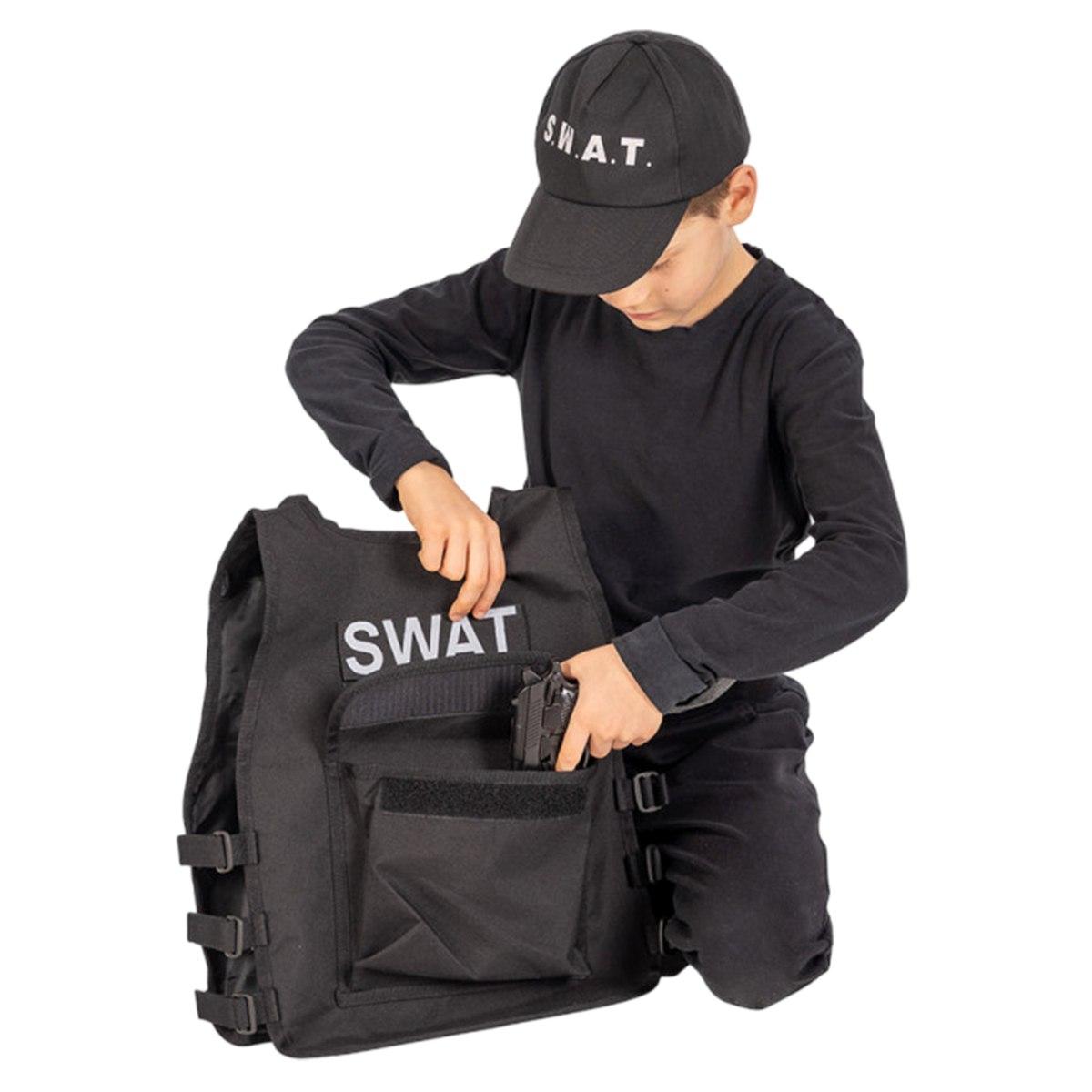 Costume s w a t costume giubbotto cappello pistola