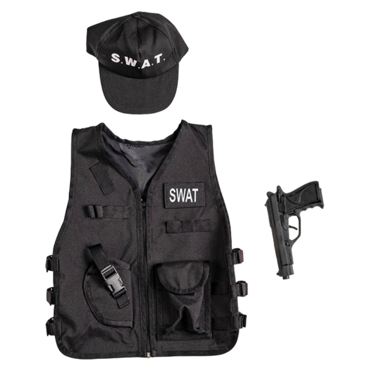 Costume s w a t costume giubbotto cappello pistola