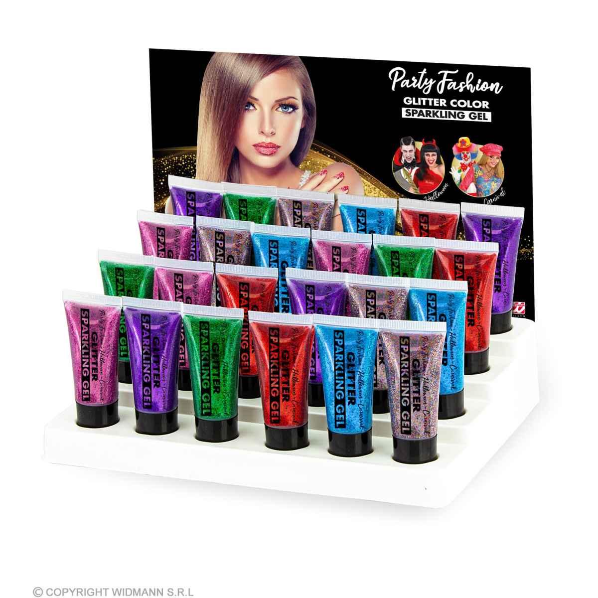 Trucco Fondotinta Glitter Disponible 6 Colori Ml.25 |Widmann