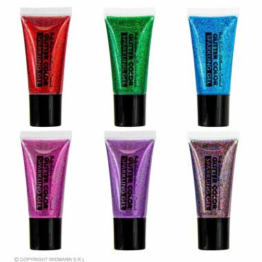 Trucco Fondotinta Glitter Disponible 6 Colori Ml.25 |Widmann